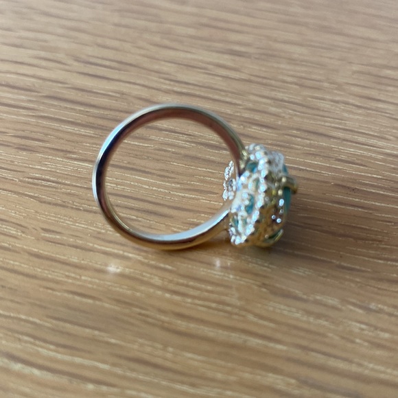 Kendra Scott Color Bar Ring Turquoise Size 5 - Discontinued Style - Picture 4 of 6